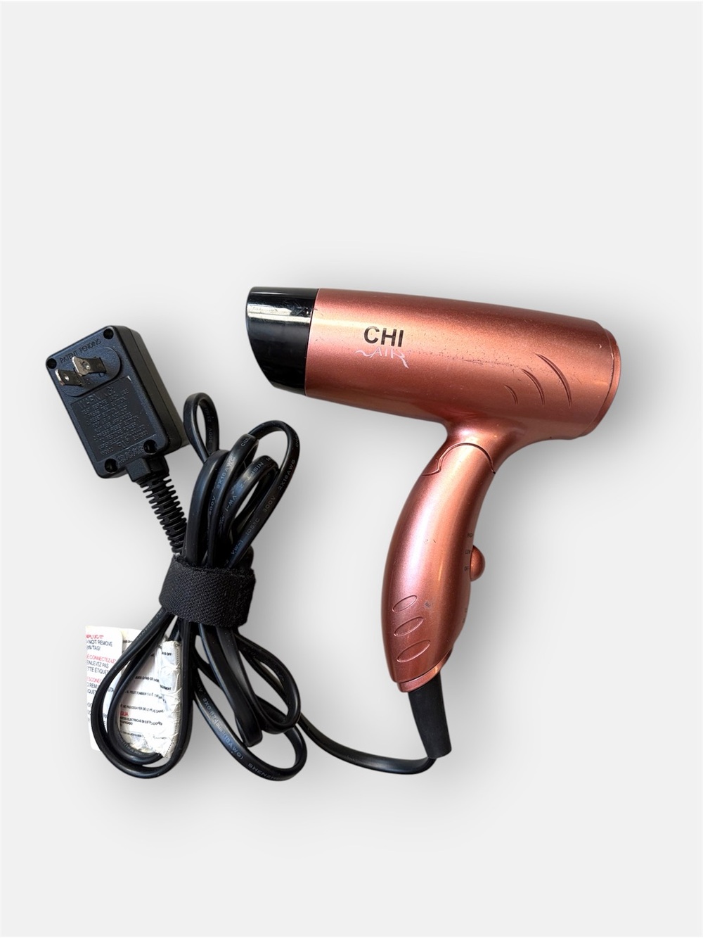 CHI Air Compact Travel Hair Dryer - Metallic Rose Gold / Pink